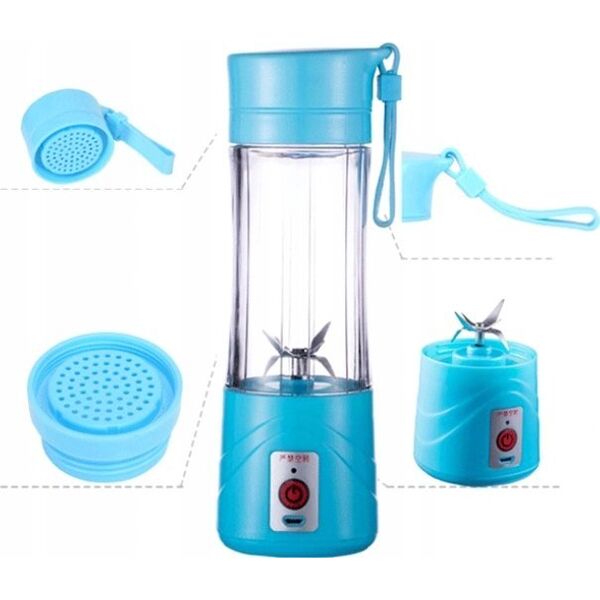 Blender kielichowy Platinet PLATINET MOBILE JUICER BLENDER WITH POWERBANK 4000MAH 17500RPM 400ML 40W [44705]