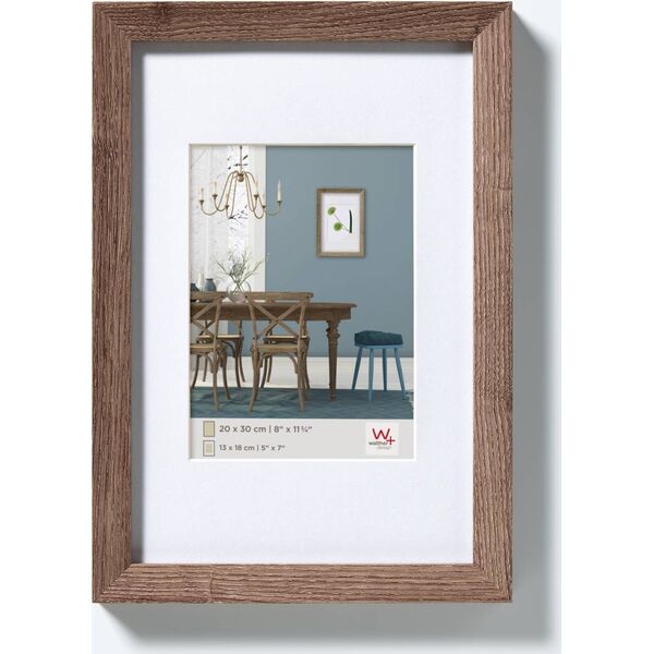 Ramka Walther Walther Fiorito nut tree 30x40 Wood incl. Passepartout EF040N