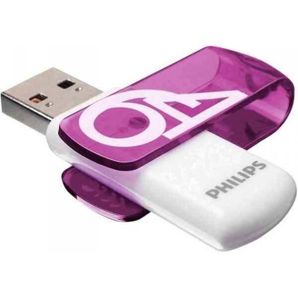 Pendrive Philips Vivid Edition 2.0, 64 GB  (FM64FD05B/00)