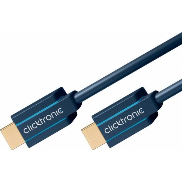 Kabel Clicktronic HDMI - HDMI 2m granatowy (40990)