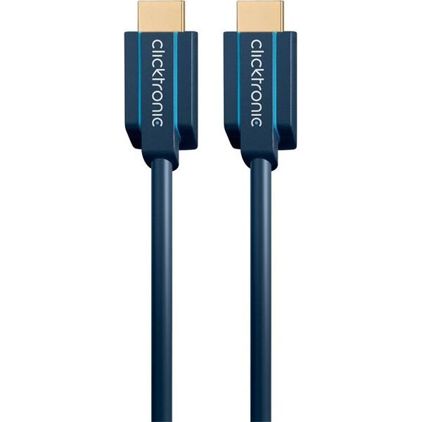 Kabel Clicktronic HDMI - HDMI 2m granatowy (40990)