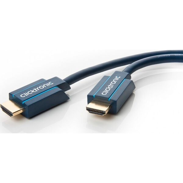 Kabel Clicktronic HDMI - HDMI 2m granatowy (40990)