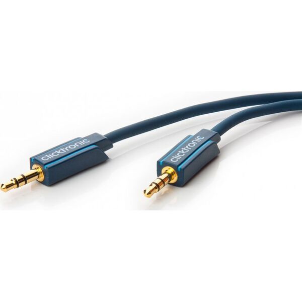 Kabel Clicktronic Jack 3.5mm - Jack 3.5mm 5m granatowy (JAB-1339084)