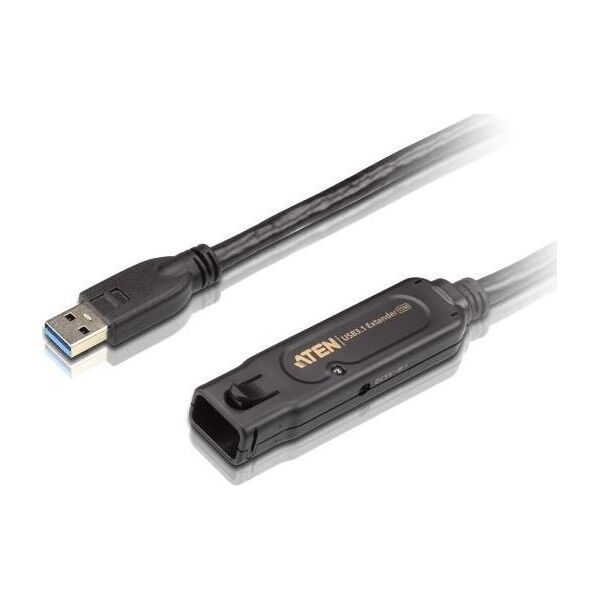 Kabel USB Aten USB-A - USB-A 15 m Czarny (UE3315-AT-G)