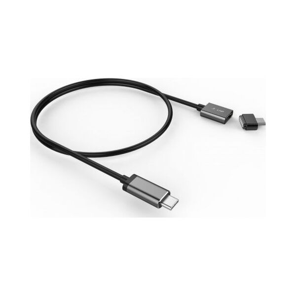 Kabel USB LMP USB-C - USB-C 3 m Czarny (Magnetic Safety cable 3 m Space Gray)