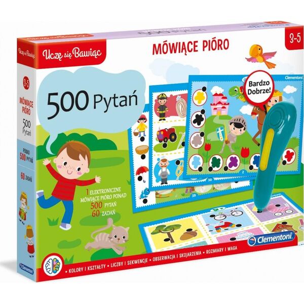 Clementoni Mówiące Pióro 500 pytań
