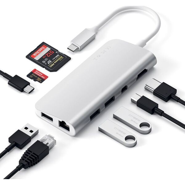 Stacja/replikator Satechi USB-C (ST-TCMM8PAS)