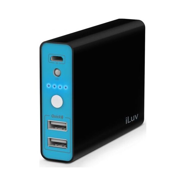 Powerbank iLuv MyPower 10400mAh Czarno-niebieski
