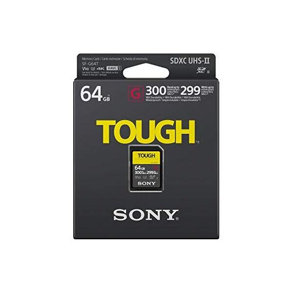 Karta Sony SF-G Tough SDHC 64 GB Class 10 UHS-II/U3 V90 (SF64TG)