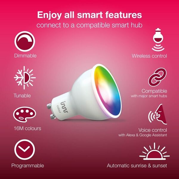 INNR Lighting 1x GU10, Smart Spot colour