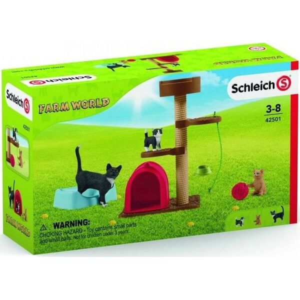 Figurka Schleich Kotki z akcesoriami do zabawy