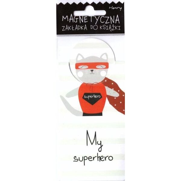 HENRY Zakładka magnetyczna - Superbohater