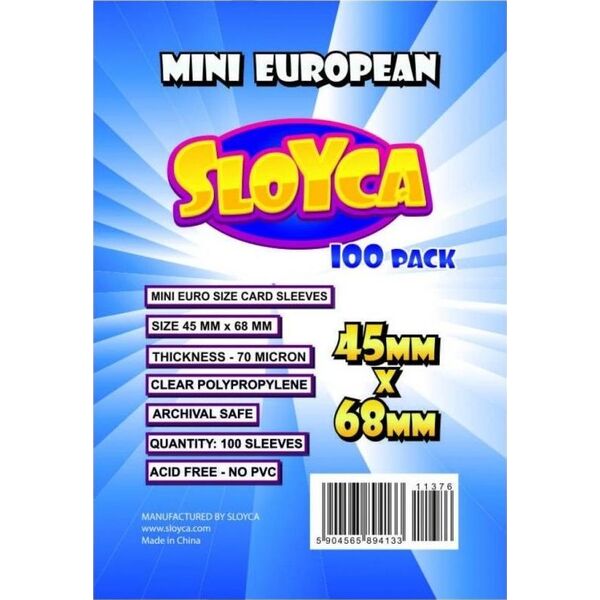 Sloyca Koszulki Mini European 45x68mm (100szt) SLOYCA