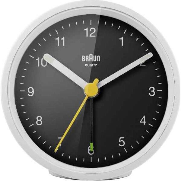 Braun BC 12 WB budzik kwarcowy, biały (67050)