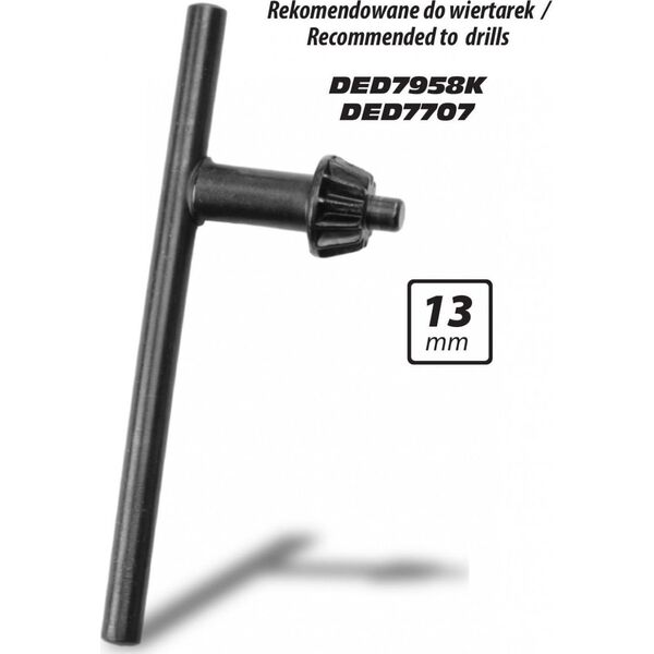Dedra Klucz do uchwytu wiertarskiego 13mm
