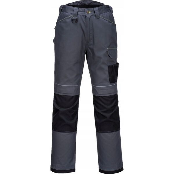 Unimet spodnie ochronne do pasa T601 szaro-czarne rozmiar 56/41 (BHP T601 56B)