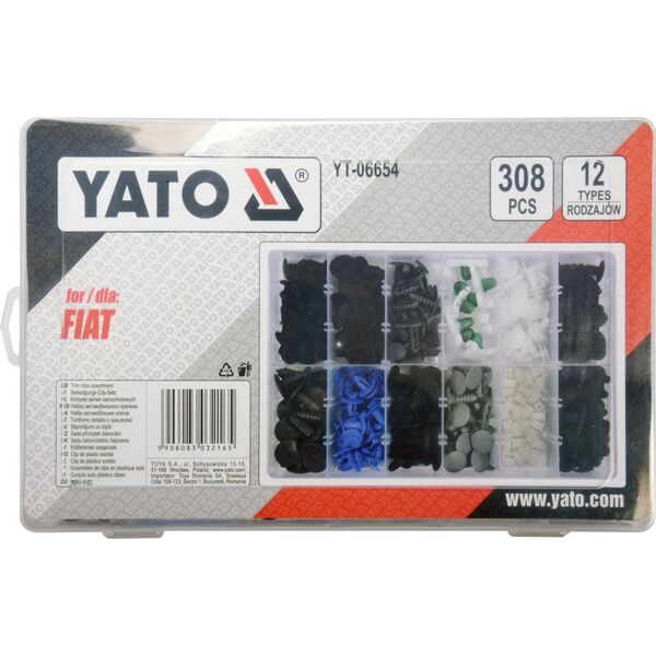 Yato KOMPLET SPINEK SAMOCHODOWYCH FIAT 308SZT