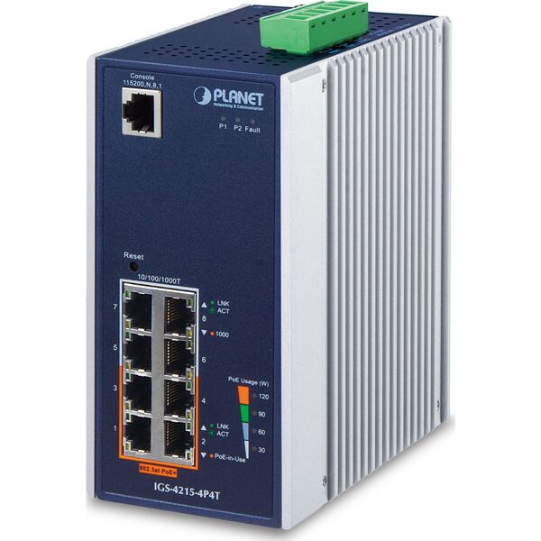Switch Planet IP30 Industrial L2/L4 4-Port