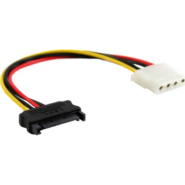 InLine Molex - SATA, 0.3m, Wielokolorowy (29669A)