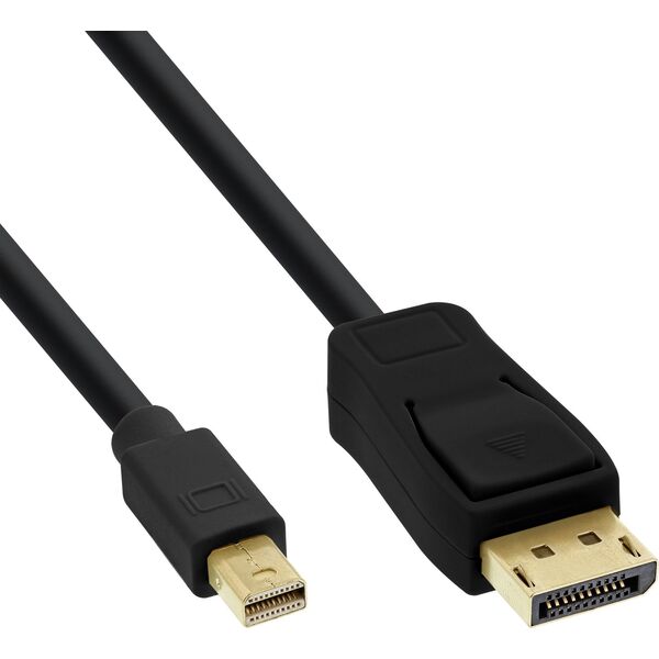 Kabel InLine DisplayPort Mini - DisplayPort 0.3m czarny (17137S)