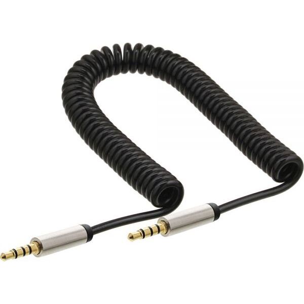 Kabel InLine Jack 3.5mm - Jack 3.5mm 0.5m srebrny (99274)