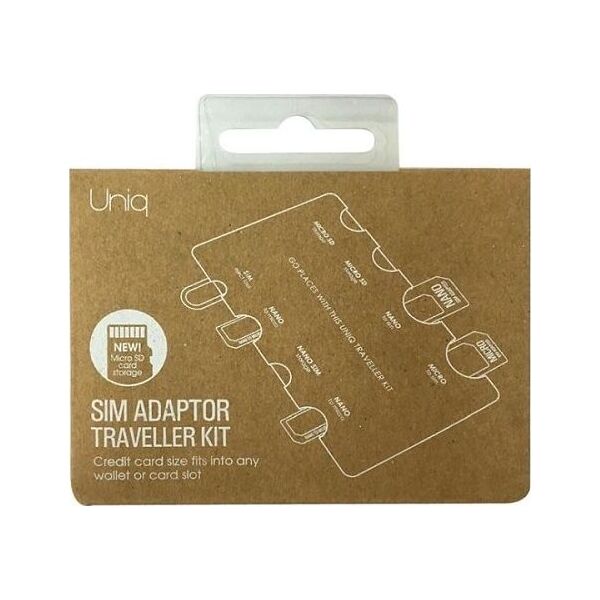 Uniq Sim Adapter Traveller Kit 7in1 organizer