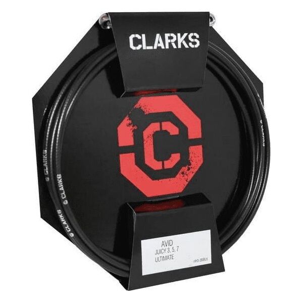 Clarks Przewód hamulca hydraulicznego CLARK'S AVID (Juicy 5/7, Juicy Carbon, Ultimate) z końcówkami przód tył 3000mm czarny