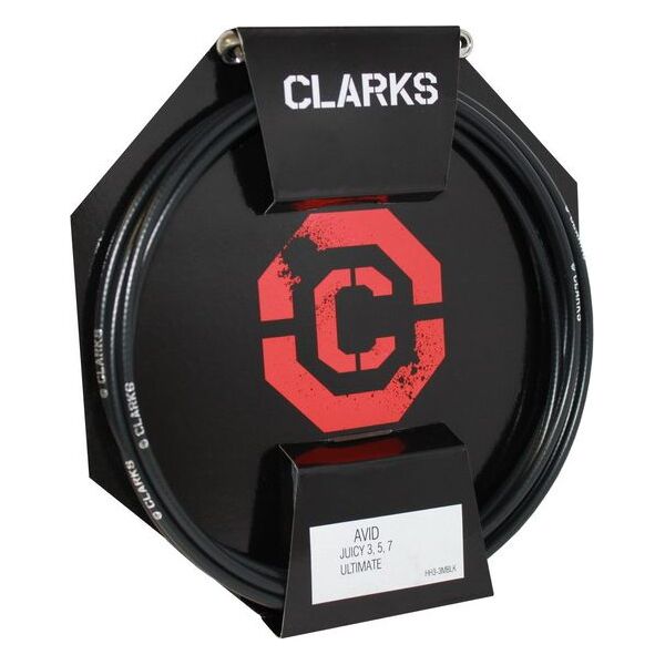 Clarks Przewód hamulca hydraulicznego CLARK'S AVID SRAM (Elixir, CR, XX, XO) z końcówkami przód tył 3000mm czarny