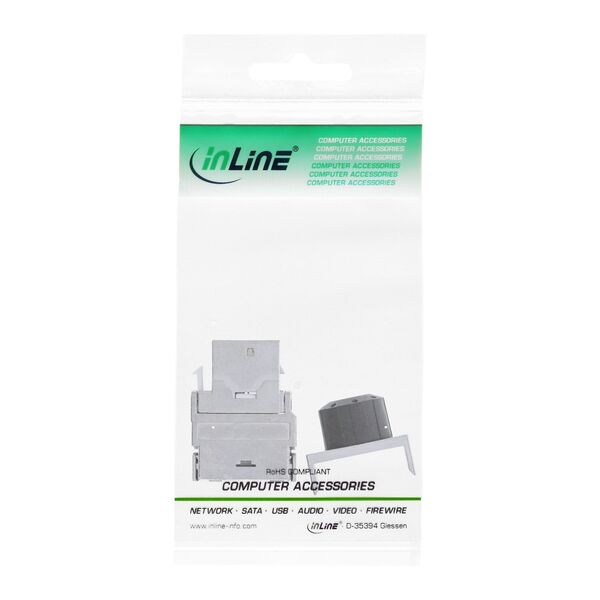 InLine InLine Moduł zatrzaskowy Premium RJ45 Keystone Jack 6a, z osłoną przeciwpyłową