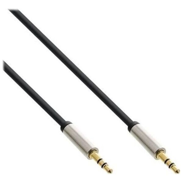 Kabel InLine Jack 3.5mm - Jack 3.5mm 1m czarny (99211I)