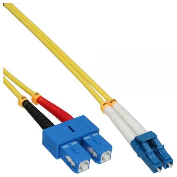 InLine InLine Kabel światłowodowy duplex, LC/SC, 9/125µm, OS2, 5m