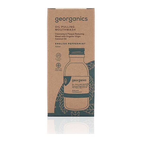 Georganics Olej do płukania ust English Peppermint 100ml