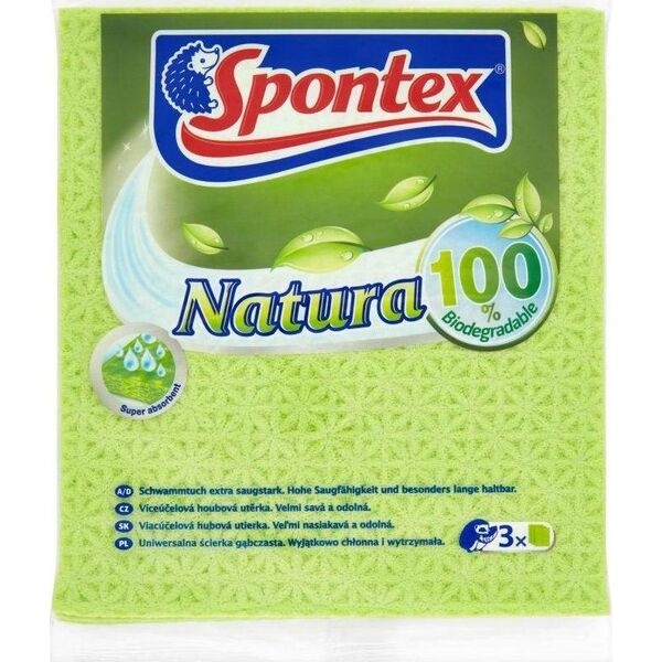 Spontex Ścierka gąbczasta Natura A3 42158