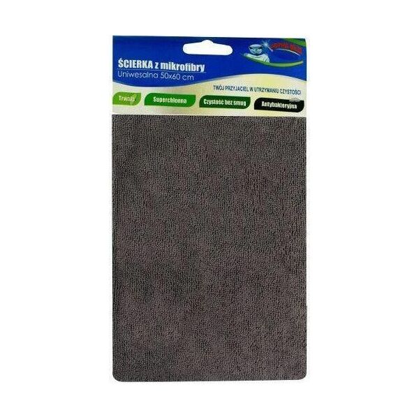 Feniks Ścierka Podłogowa Mikrofibra Szara 50x60 Fe-02 F