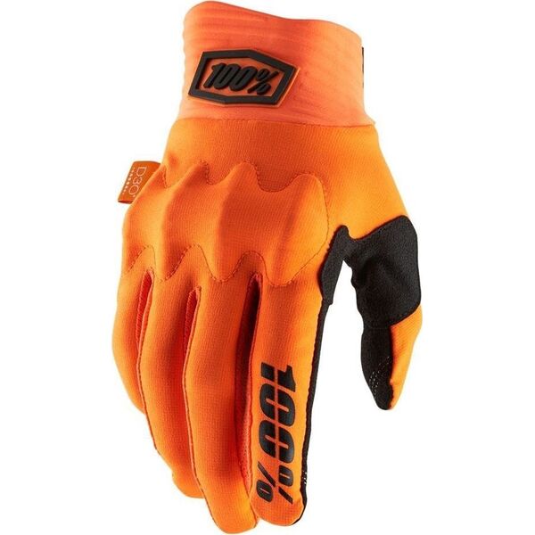 100% Rękawiczki 100% COGNITO Glove fluo orange black roz. M (długość dłoni 187-193 mm) (NEW)