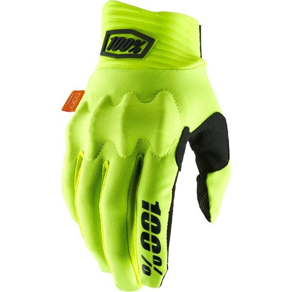 100% Rękawiczki 100% COGNITO Glove yellow black roz. S (długość dłoni 181-187 mm) (NEW)