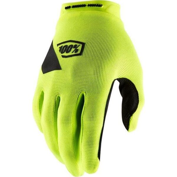 100% Rękawiczki 100% RIDECAMP Glove fluo yellow roz. L (długość dłoni 193-200 mm) (NEW)