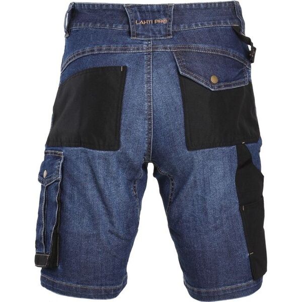Lahti Pro spodenki krótkie jeansowe niebieskie stretch ze wzmocnieniem "2XL" (L4070705)