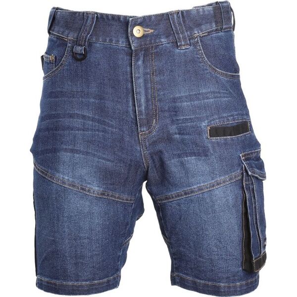 Lahti Pro spodenki krótkie jeansowe niebieskie stretch ze wzmocnieniem "M" (L4070702)