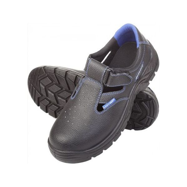 Lahti Pro sandały skórzane czarno-niebieskie "46" (L3060946)
