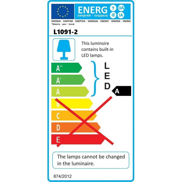 Naświetlacz Dedra Lampa naścienna SLIM 20W z czujnikiem ruchu SMD LED, IP44