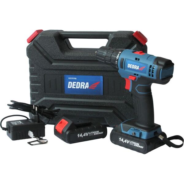 Wiertarko-wkrętarka Dedra DED7878B 14.4 V 1 x akumulator 1.5 Ah