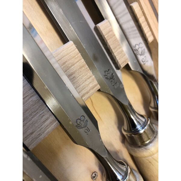 Kirschen Kirschen Firmer Chisel Set 1141 HK in Wooden Box 1141000