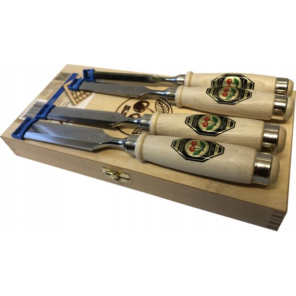 Kirschen Kirschen Firmer Chisel Set 1141 HK in Wooden Box 1141000