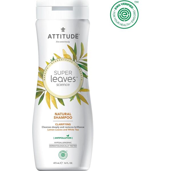 Attitude Szampon oczyszczający z cytryną i Białą herbatą 473ml