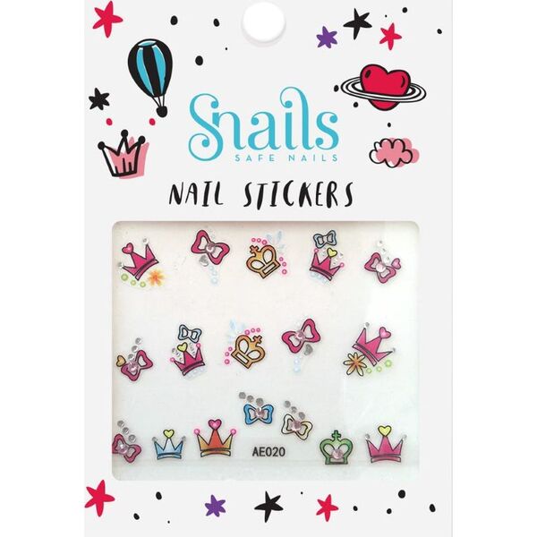 Snails Naklejki na paznokcie Perfect Princess dla dziewczynek