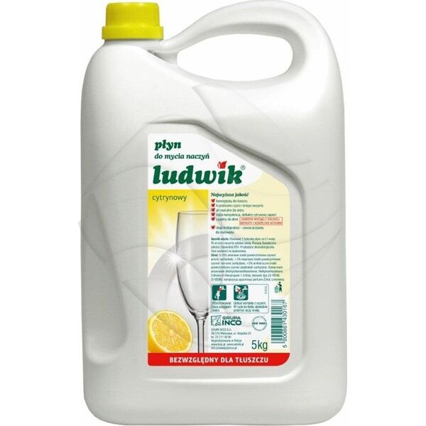Ludwik płyn do mycia naczyń cytrynowy 5l (CH5001)