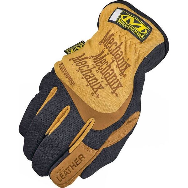 Mechanix Wear Mechanix Wear Rękawice Leather FastFit Czarne-Coyote S
