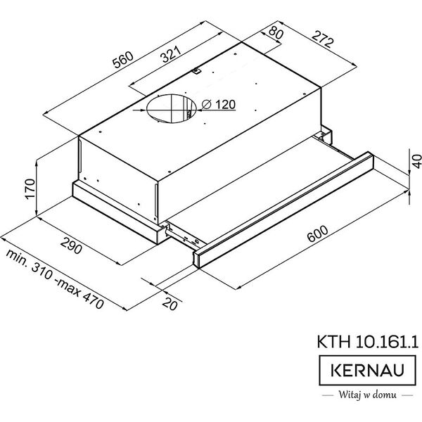 Okap Kernau KTH 10.161.1 X