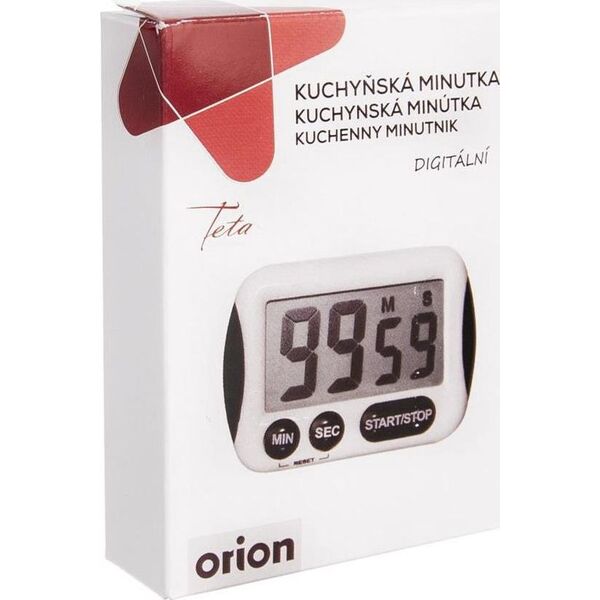 Minutnik Orion cyfrowy biały (Ori_130740)